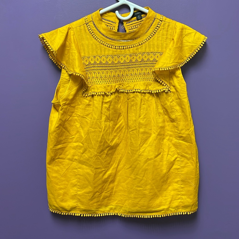 J. Crew Gold Blouse